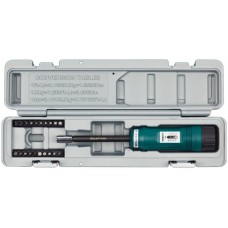 KRAFTOOL  64030 отвертка динамометрическая со шкалой, регулируемая, 1-8 Нм, точность +/-6%, 20 бит, в боксе