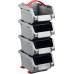 KETER 38065-K4 Набор лотков "Clickbin", 0,45 л