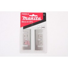 Makita 793004-6 ножи твердосплавные 2 шт. для электрорубанков 1902 и 1932 (82 мм)