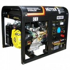 Huter DY6500LXW, Электрогенератор 5 кВт с функцией сварки, с колёсами