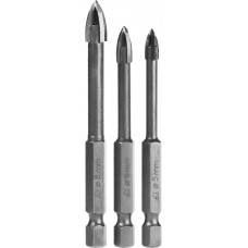 STAYER "PROFI" 2985-H3_z01 Набор: Сверла по керамике и стеклу, d=5-6-8 мм