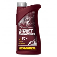 MANNOL Snowpower 1л Mасло 2-х такт.  синтетика, (для снегоходов) Германия