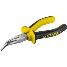 STAYER "PROFESSIONAL" 2203-4-16_z01 Тонкогубцы изогнутые  HERCULES, 160мм