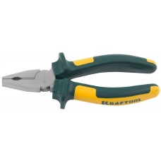 KRAFTOOL "KRAFT-MAX" 22011-1-16 Плоскогубцы комб,Cr-Mo,маслобензост двухкомп рукоятки,шарнирное соединение с повыш износост,160мм