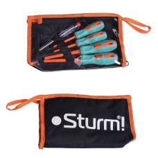 Sturm! 1040-03-BSE5 Набор отверток диэлектрических, 5 шт, CrV, тканевый кейс