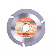 Sturm! 9020-125-22-3T Эврика Пильный диск по дереву для УШМ, размер 125x22x3 зуба