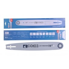 СОЮЗ ПШС-1658325POH Пильная шина 16" паз 1,5мм, 0,325", 66зв, хвостовик POH(OREGON K095/A095)