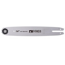 СОЮЗ ПШС-1450380POH Пильная шина 14" паз 1,3мм, 3/8", 52зв, хвостовик POH(OREGON K095/A095)