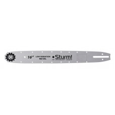 Sturm! SB1650380PO-OL Пильная шина 16" паз 1,3мм, 3/8", 59зв, хвостовик PO БЕЗМАСЛЯНАЯ