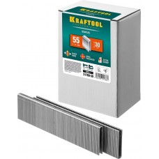 KRAFTOOL 31789-30 30  мм скобы для степлера узкие тип 55, 5000 шт