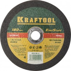 KRAFTOOL 36252-180-1.6 Круг отрезной по нерж стали, 180x1,6x22,23мм