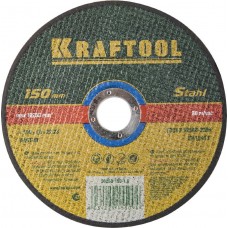 KRAFTOOL 36250-150-1.6 Круг отрезной по металлу, 150x1,6x22,23мм