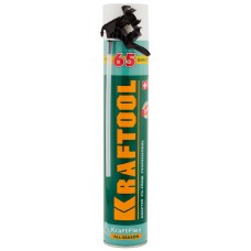 KRAFTOOL 41175 ADAPTER 65 пена монтажная с увеличенным выходом, адаптерная, всесезонная, 750мл, SVS