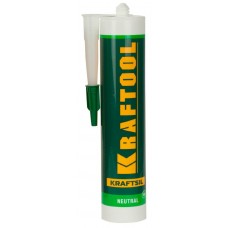KRAFTOOL 41257-2 Герметик силиконовый KRAFTOOL прозрачный, нейтральный, 300мл
