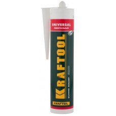 KRAFTOOL 41253-2 Герметик силиконовый прозрачный, универсальный, 300мл