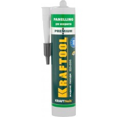 KRAFTOOL 41349_z01 Клей монтажный KraftNails Premium KN-604, для молдингов, панелей и керамики, без растворителей, 310мл