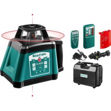 KRAFTOOL 34600 Ротационный лазерный нивелир "RL600", сверхъяркий, 600м, IP54, точн. 0,2 мм/м