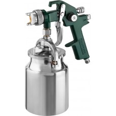 KRAFTOOL 06520-1.4 Краскопульт пневматический  AirKraft, HVLP, с нижним бачком, 1,4мм