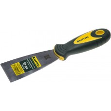 KRAFTOOL 10035-050 Шпательная лопатка с 2-компонент ручк, профилиров нержав полотно, 50мм