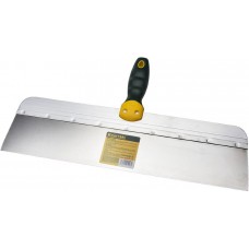 KRAFTOOL 10036-450 Шпатель фасадный с двухкомпонентной ручкой, нержавеющее полотно, 450мм