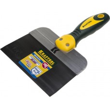 KRAFTOOL 10036-180 Шпатель фасадный с двухкомпонентной ручкой, нержавеющее полотно, 180мм