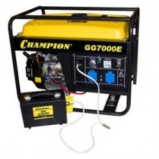 CHAMPION GG7000E+ATS+газоотвод генератор 5/5,5 кВт