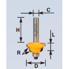 E316421 a38mm r6 фреза профильная