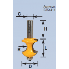 E354411 a32mm r10 фреза профильная