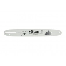Sturm SB1450380PO Пильная шина 14"  паз 1,3мм,  3/8", 50зв, хвостовик PO (OREGON K041/A041)