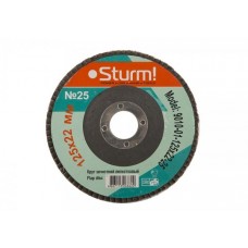 Sturm  9010-01-125x22-25 Круг зачистной ЛЕПЕСТКОВЫЙ 125х22 25 зерно