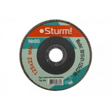 Sturm 9010-01-125x22-80 Круг зачистной ЛЕПЕСТКОВЫЙ 125х22, 80 зерно