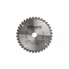 Sturm 9020-160-20-36T Пильный диск, размер 160х20x36 зубов С ПЕРЕХОД. КОЛЬЦОМ НА 16мм