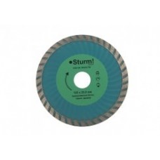 Sturm  9020-04-125x22-TW Алмазный диск, сухая/влажная резка Turbo Wave 125мм