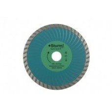 Sturm 9020-04-150x22-TW Алмазный диск, сухая/влажная резка Turbo Wave 150мм