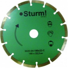 Sturm 9020-04-230x22-C Алмазный диск, сухая резка, сегментный 230мм