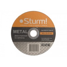 Sturm 9020-07-150x16 Диск отрезной по металлу, АРМИРОВАННЫЙ, размер 150x1.6x22.23