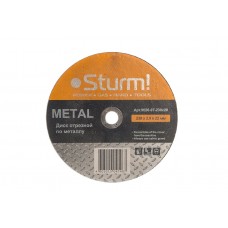 Sturm 9020-07-230x20 Диск отрезной по металлу, АРМИРОВАННЫЙ, размер 230x2.0x22.23