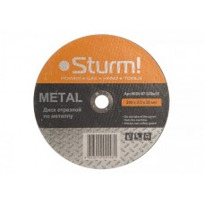 Sturm 9020-07-230x25 Диск отрезной по металлу, АРМИРОВАННЫЙ,размер 230x2.5x22.23