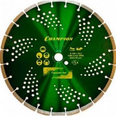 CHAMPION  C1608  Диск алмазный   гранит PRO 350/25,4/10 Laser Granitek (гранит твёрдый)